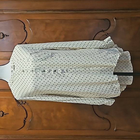 Free People Tops - Free People | Cream Colored Tunic with Ancient Runes Pattern